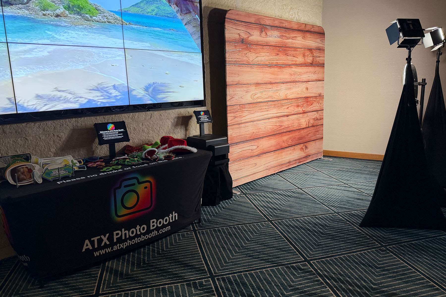 ATX Photo Booth setup - Setup 11