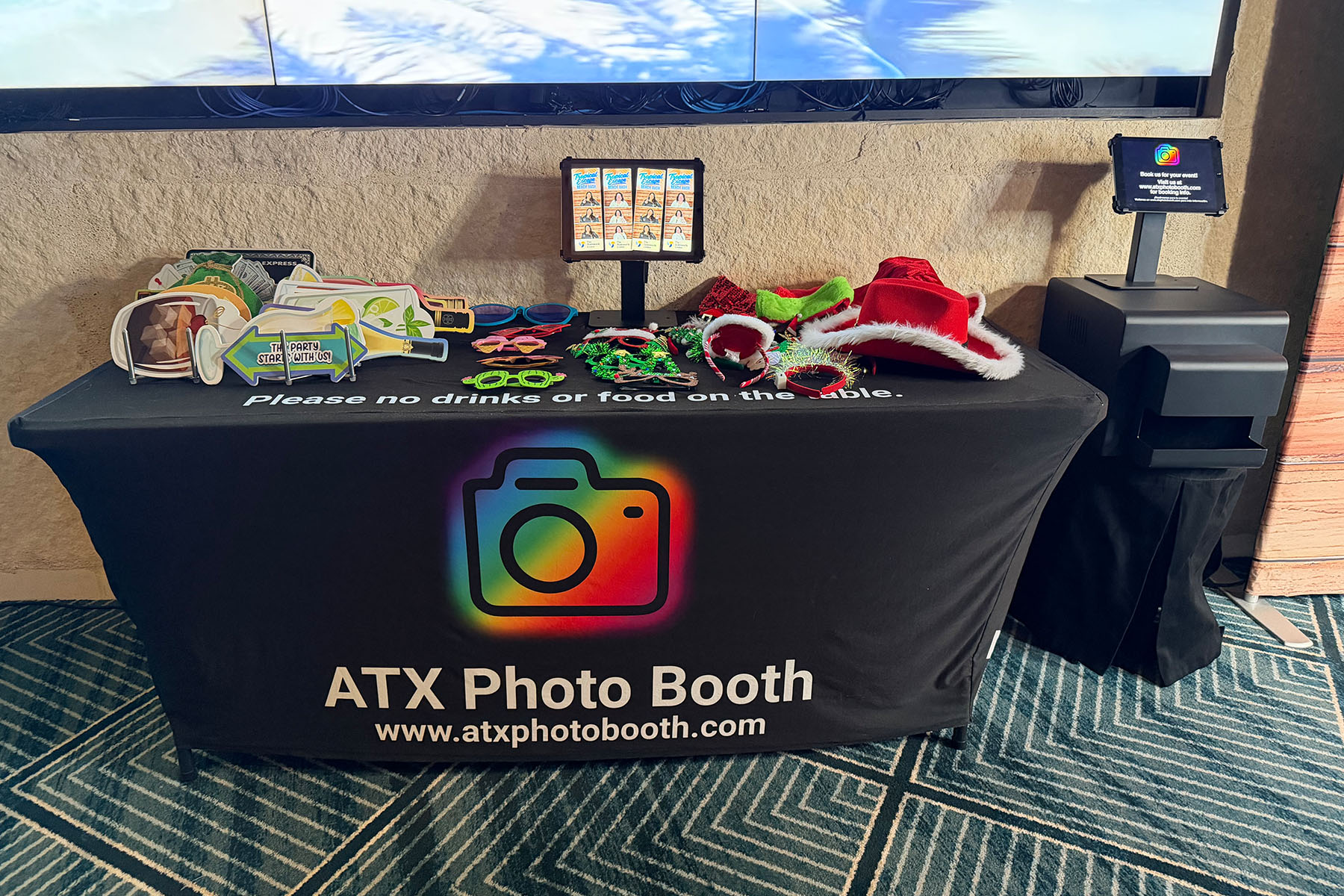 ATX Photo Booth setup - Setup 12